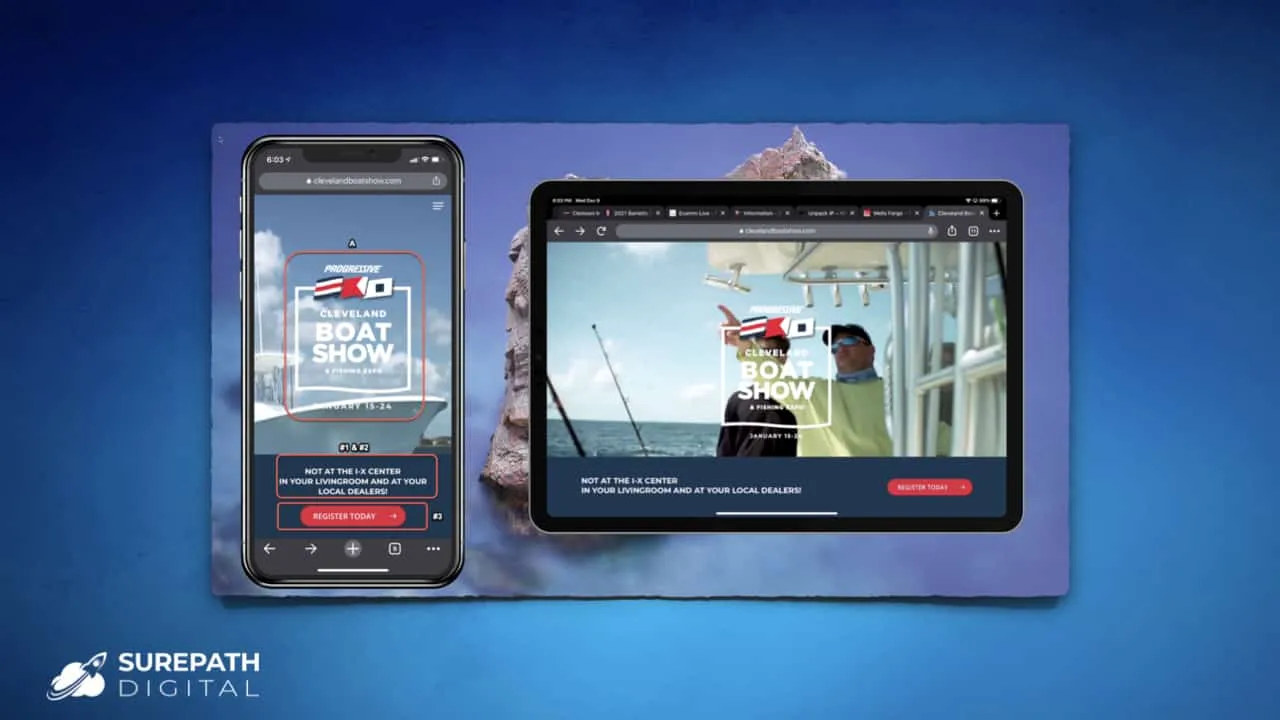 Large virtual boat show